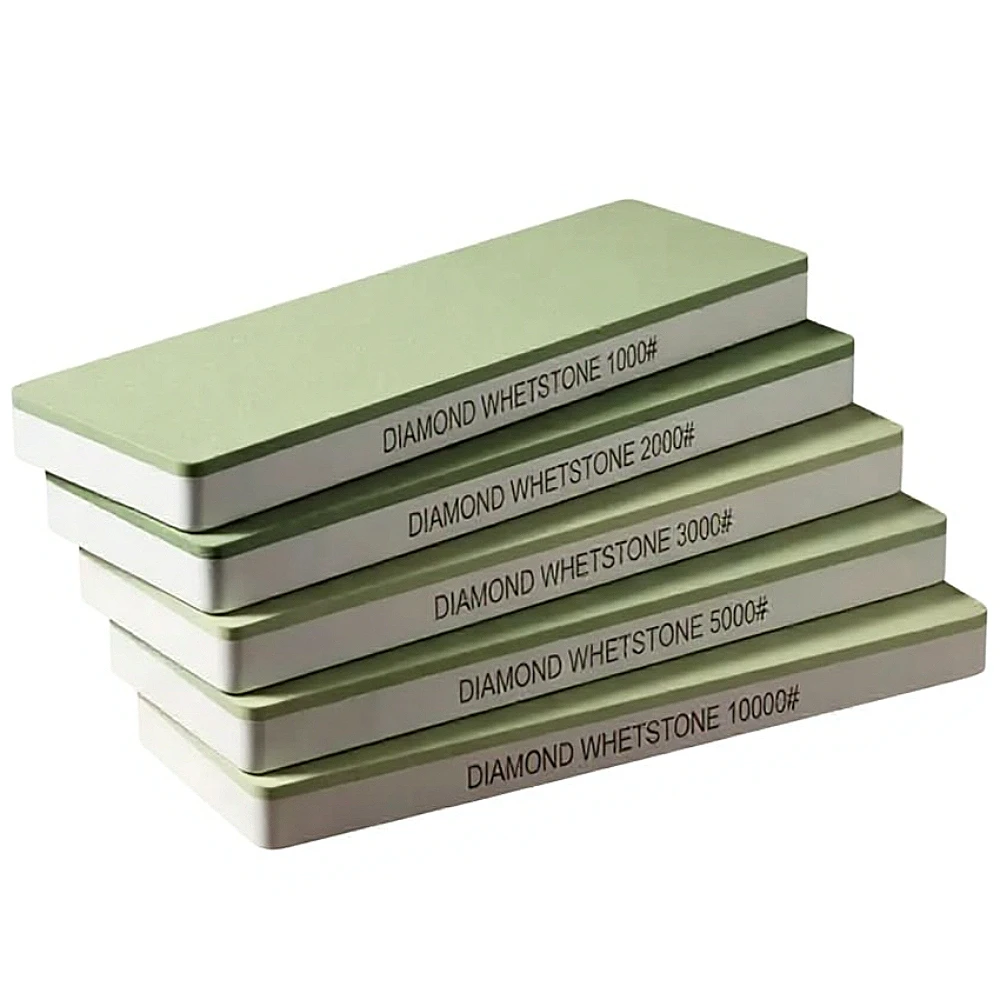 

ADAEE 3mm Resin Diamond Whetstone Set 1000-10000 Grit pro Knife Sharpener Woodworking Mirror Polishing Stone 200x70x15mm