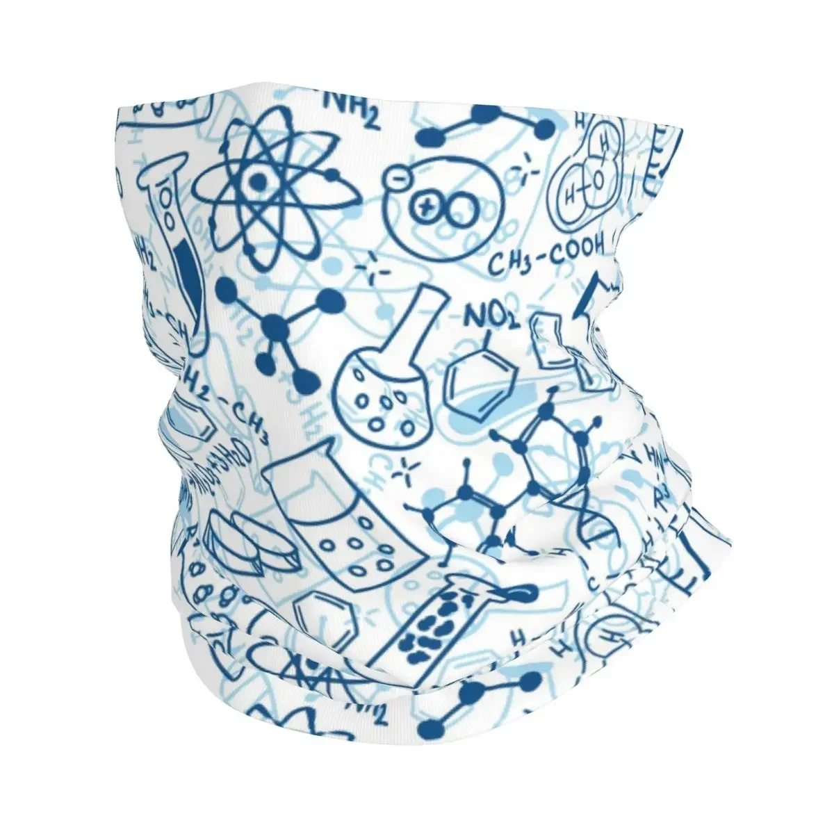 Chemistry Bandana Neck Gaiter Printed Mystery Equations Face Scarf Multi-use Face Mask Cycling for Men Women Adult Washable