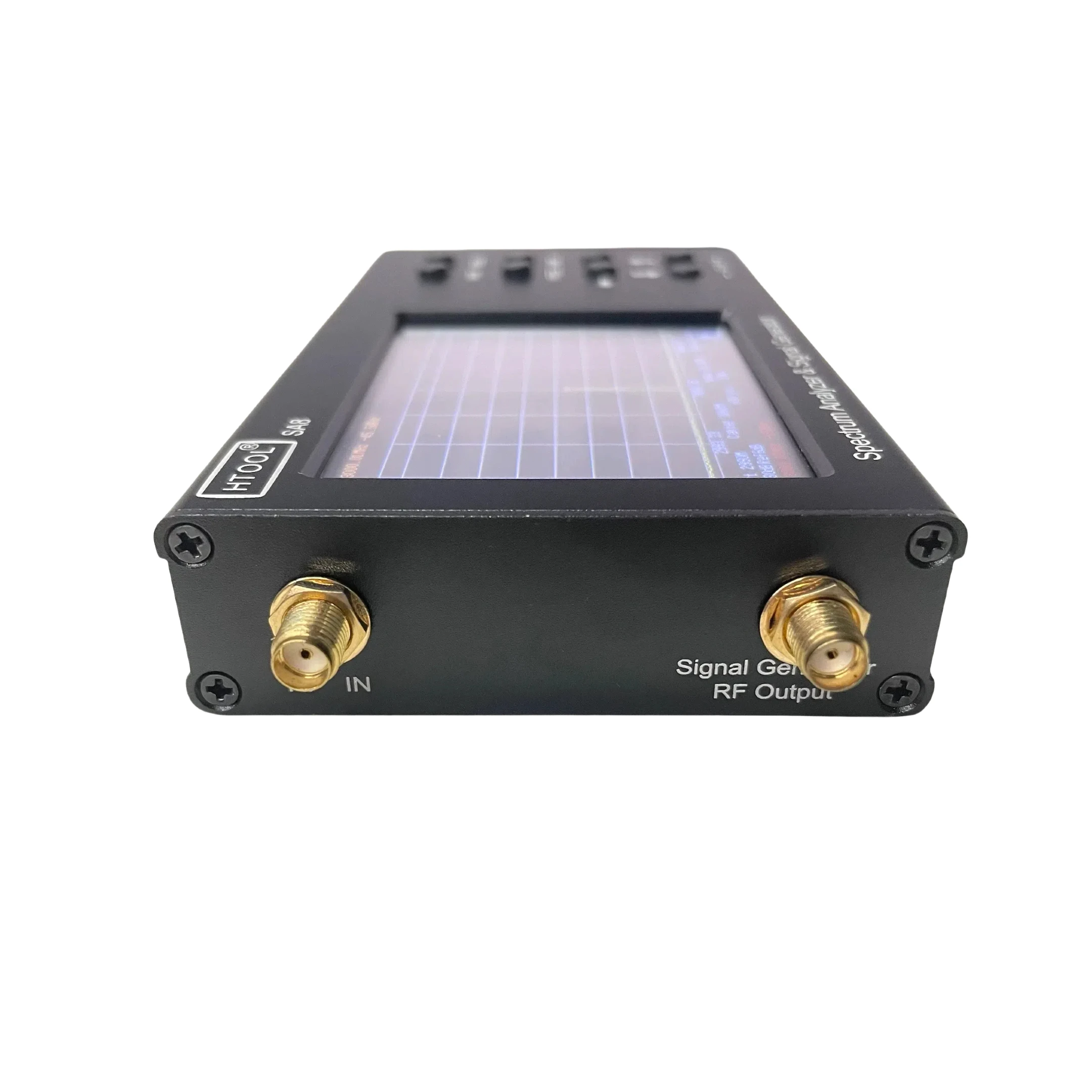 SA8 Penganalisis Spektrum Uji RF/Generator Sinyal Antarmuka Multi-bahasa HT004 Band Penuh Kebisingan Rendah Amplifier TQP3M9037