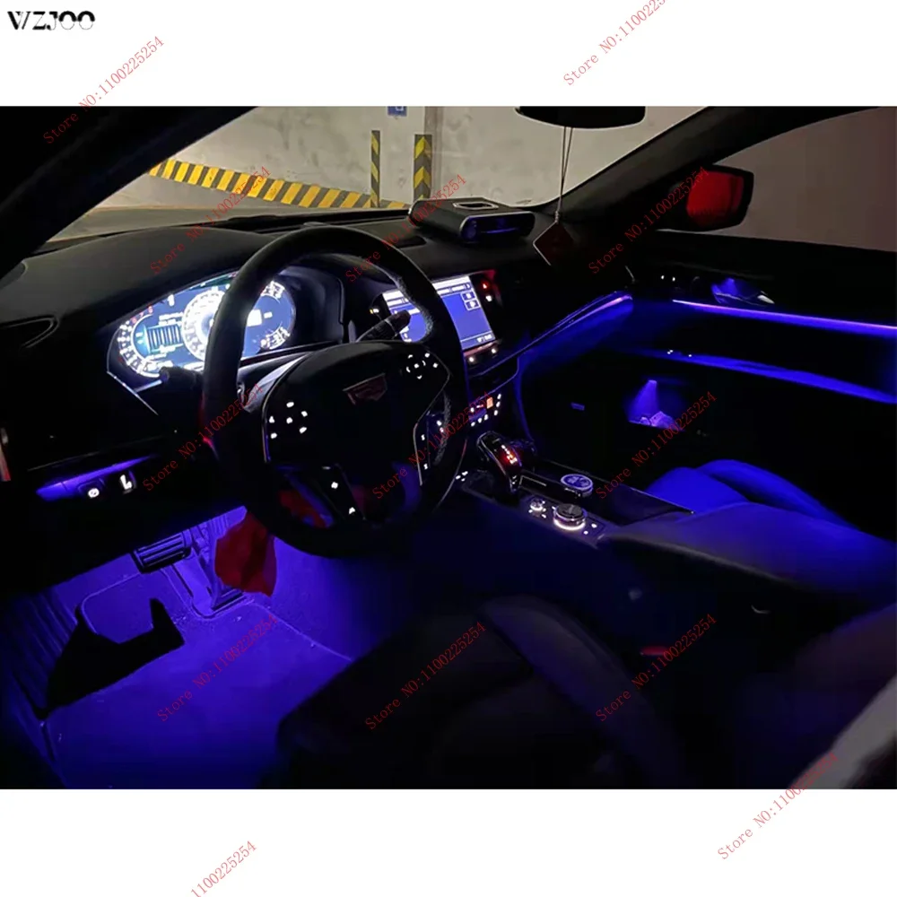 Led Ambient light For Cadillac CT6 CT5 2016-2024 car decorative auto ambient light led strip Atmosphere Lamp decoration Refit