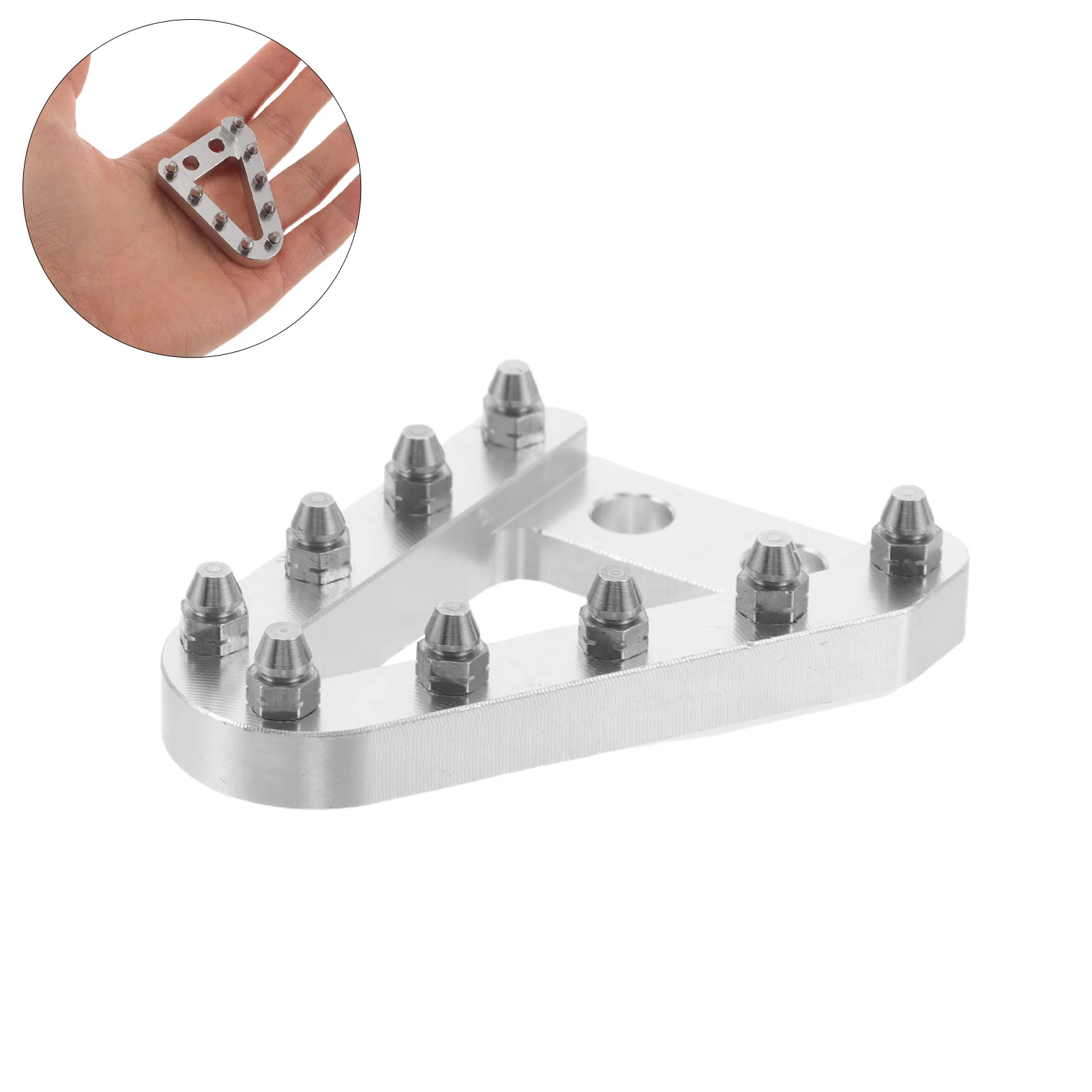 

Aluminum Alloy Brake Pedal Tip Plate for Motorcycle Rear Brake Step Enhanced Grip Fitment for Reliable Performance