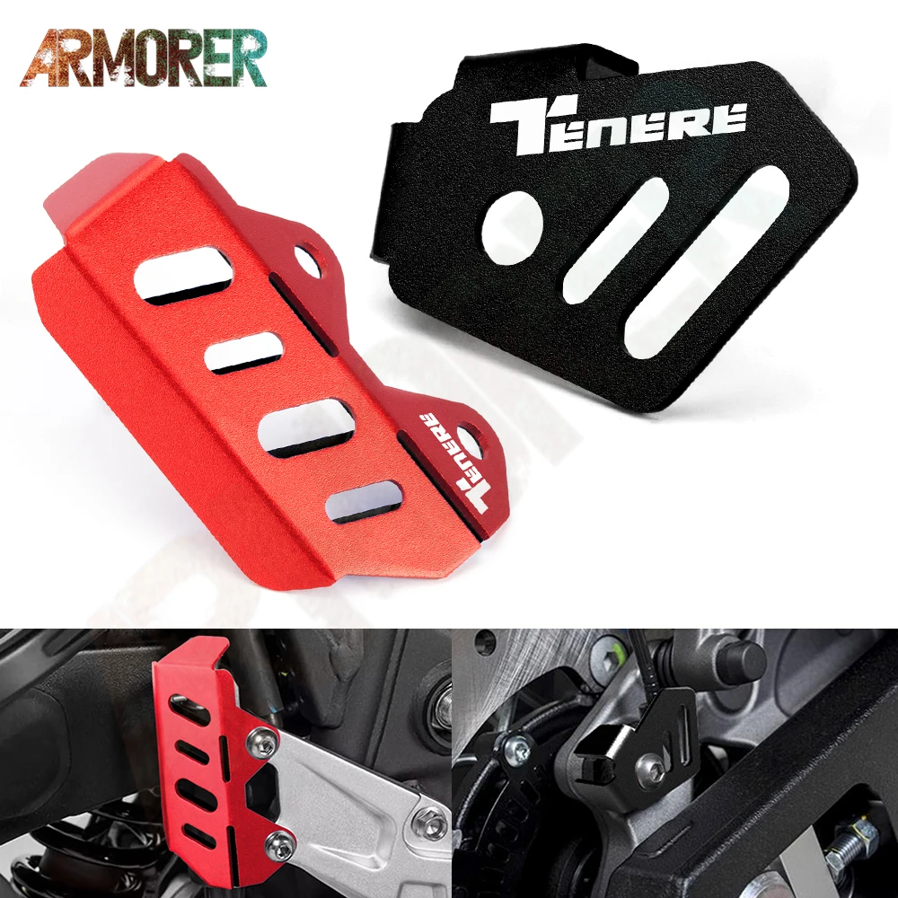 Motorcycle Accessories CNC Aluminum Rear Sensor Cover Guard & Gear Shift Lever Protective cover For YAMAHA Tenere700 Tenere 700