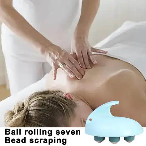 수동 마사지 롤러 볼, 핸드 헬드 바디 마사지 롤러, 바디 조각 기계, 컴팩트 목 마사지 공, 여성 및 여성용