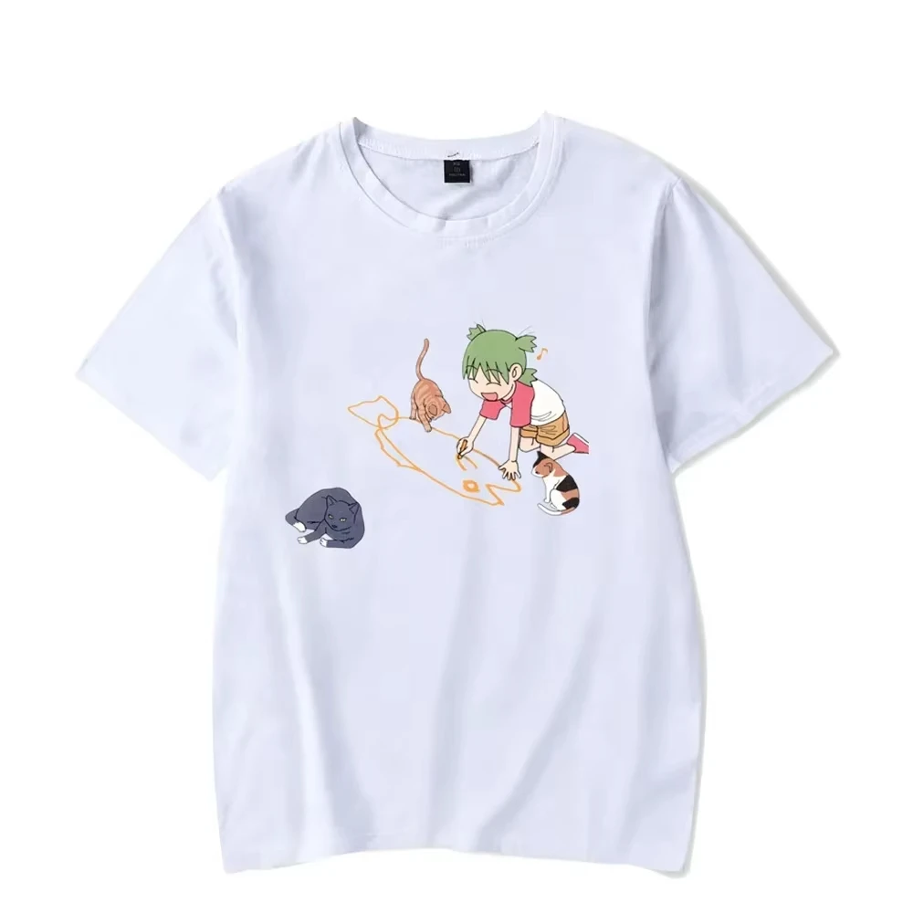 

Women Short Sleeve Casual Tee Tops Harajuku Clothing Manga Yotsuba Koiwai Summer T-shirt Aesthetic Clothes