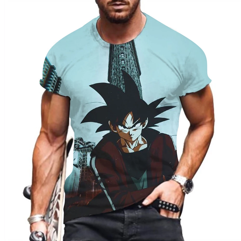 

Dragon Ball Z Essentials Men Clothing Men's T-shirt Trend Shirts Children's Y2k Super Saiya Goku Vegeta Tops 2023 T-shirts Anime