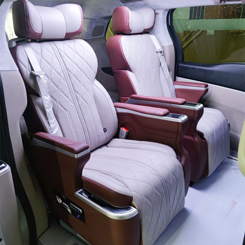 Car Accessories Premium Electric Massaging Aviation Captain Seats Interior Conversion Tuning for Vito W447 Hiace Van