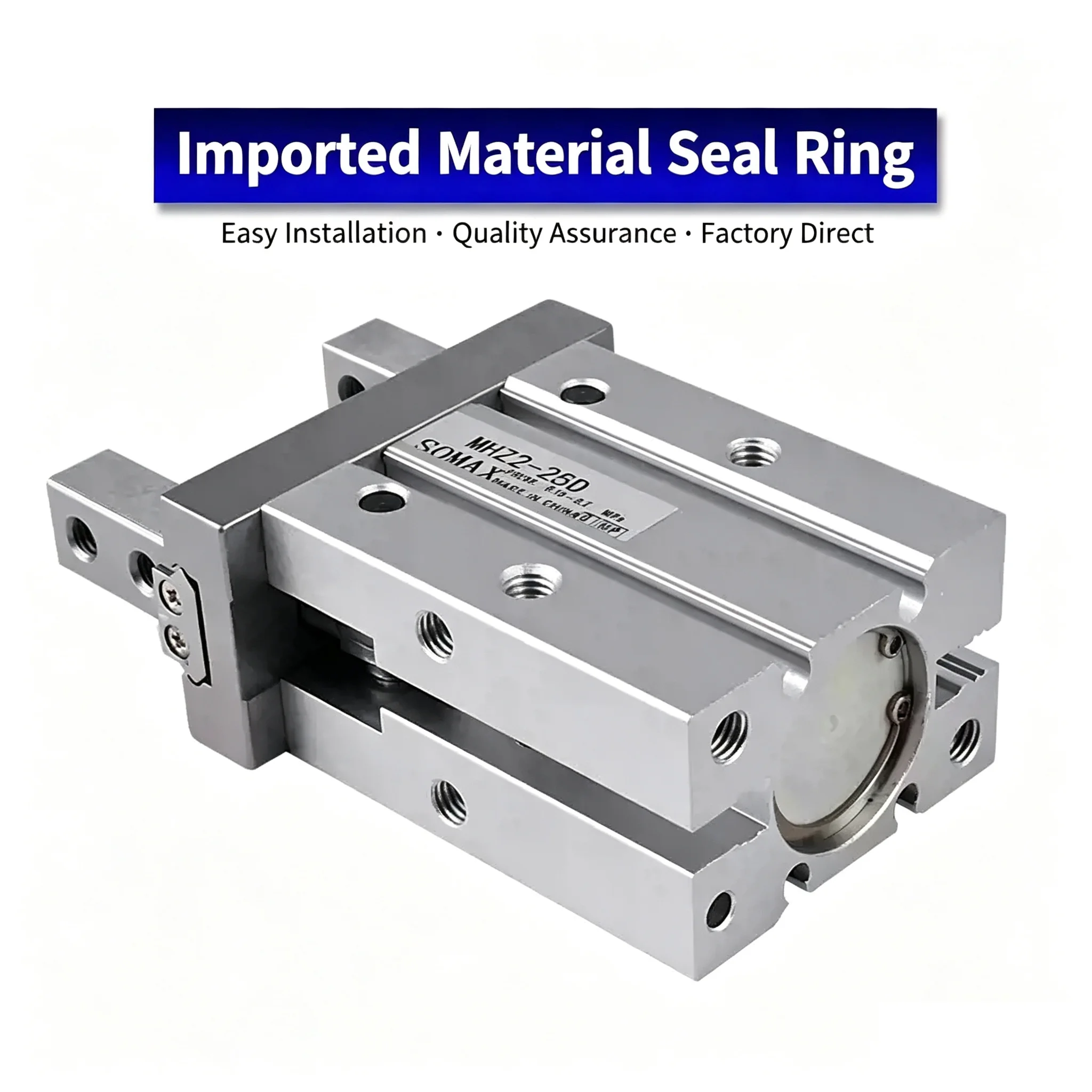 Finger Cylinder Double Acting Industrial Automation Robot Clamp Brand MHZL2 Pneumatic Air Gripper Cylinder Parallel Type