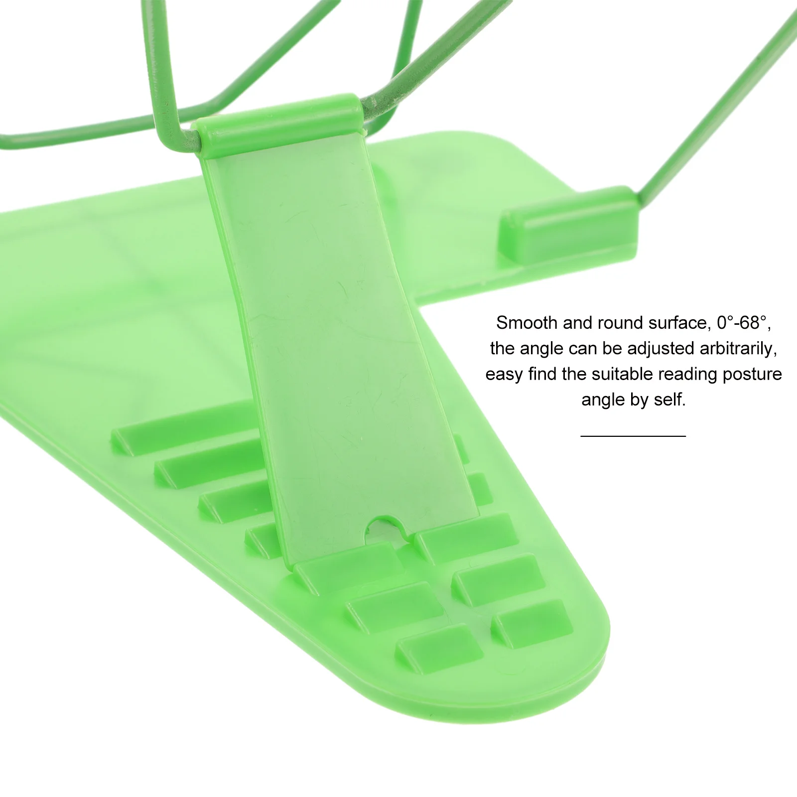 2Pcs Multi-Purpose Book Stand Reading Bracket Ergonomic Design Prevents Myopia Suitable for Home Office Library Reading Green