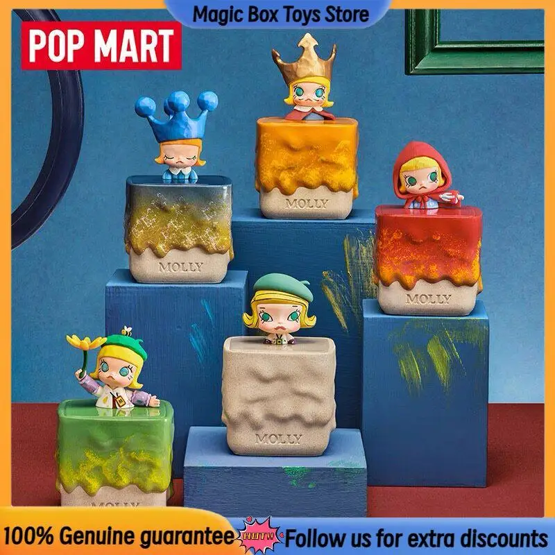 

Ароматическая свеча POP MART Molly Scenery Along The Way Series в слепой коробке, коллекционная фигурка для домашнего декора, креативный подарок на день рождения