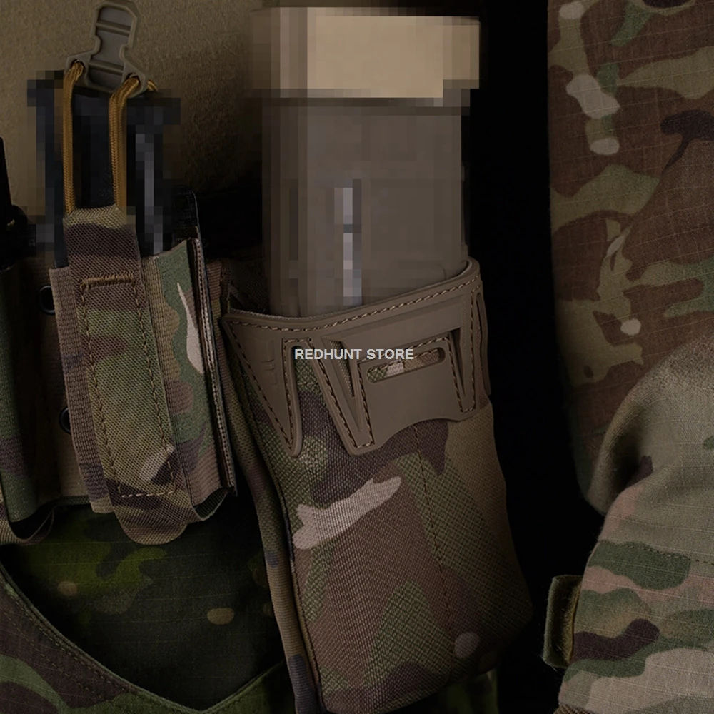 ل 9 مللي متر/45acp التكتيكية مجلة واحدة الحقيبة المرنة 5.56/7.62 مجلة الحافظة Agilit Pincers الإفراج السريع سترة صيد حزام #3