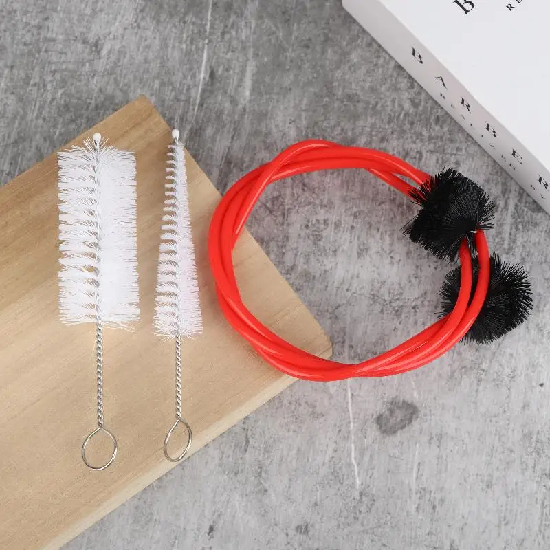 Kit de cepillos para instrumentos de viento de latón, limpiador de boquillas para trompeta, trombón, tuba y trompa