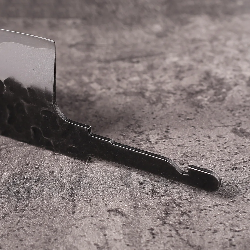 5.5" Japanese Kitchen Utility Chef Knife Blank Blade DIY Handmade Three-layer Composite Steel Full Tang Sharp Edges Making Tools