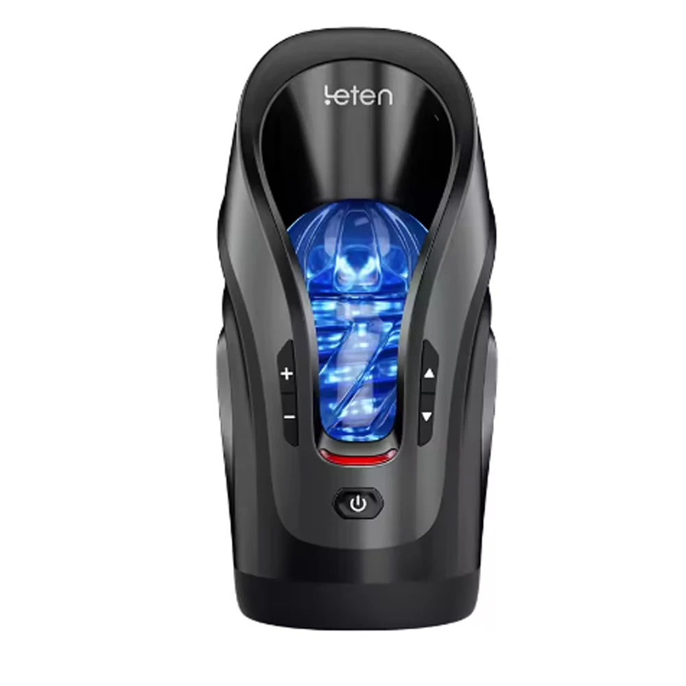 LETEN Automatic Telescopic Masturbator Powerful High Speed Male 75mm Deep Throat Blowjob Thrusting-Pro Masturbation Sex Toy