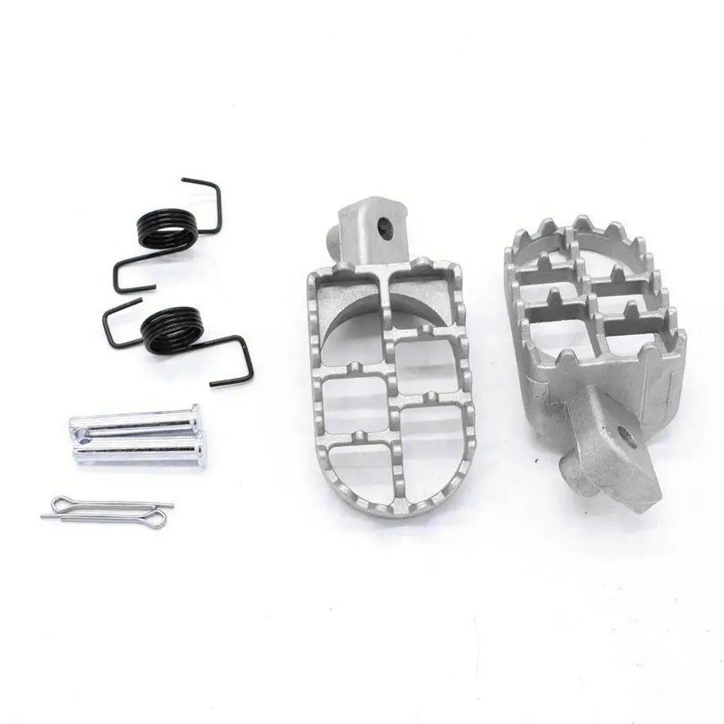 Shining CNC Aluminum Foot Pegs Footpegs Footrest Pedals Kit for Yamaha