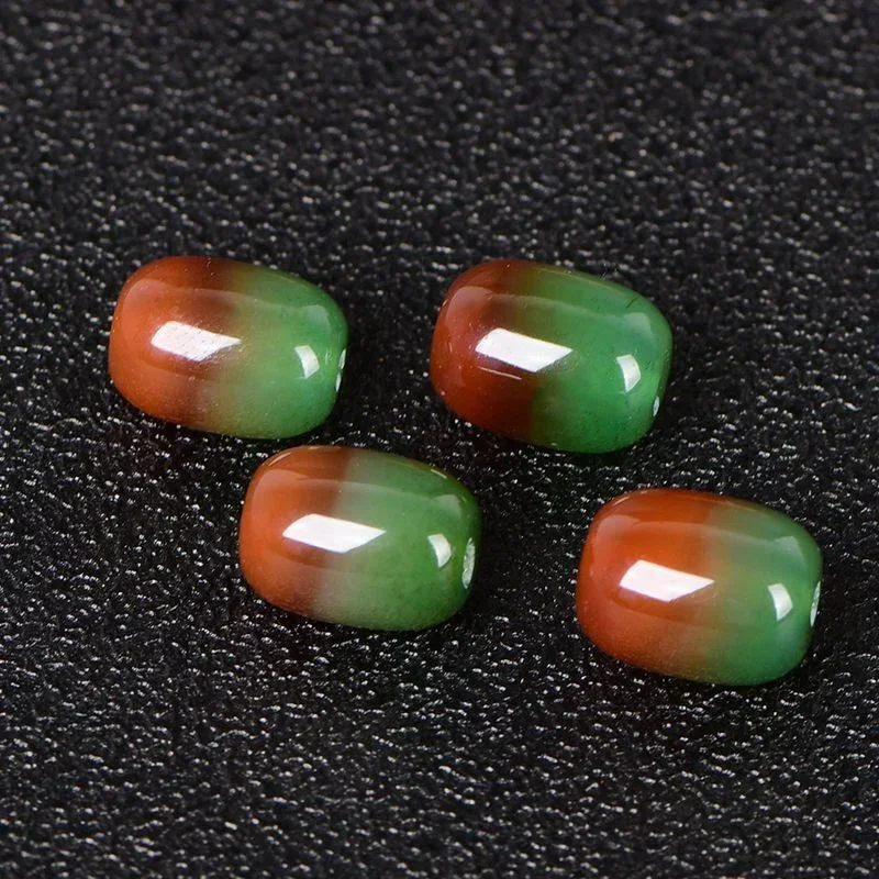 Agate bucket beads