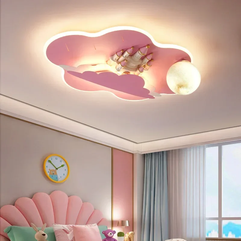 

Children's Room Lights Personality Creative Castle Ceiling Lights LED Boys Girls Cartoon Lighting Eye Protection Bedroom Room Li