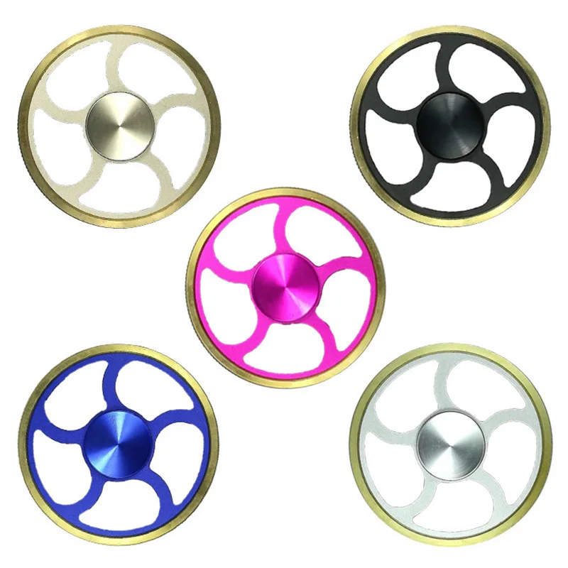 EDC Tire Hub Fidget Spinner Roller Spinning Top Tip Gyro Metal Relieve Stress Relief Toy Antistresse Decompression For Children