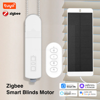 Tuya Zigbee Smart DIY Motorized Roller Blinds/Shades Drive Solar Panel Motor Smart Life Voice Control Alexa Google Home Alice