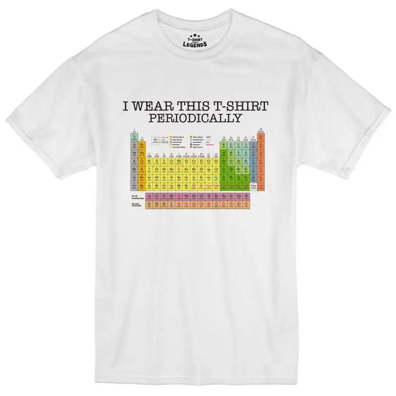 تي شيرت I Ropa Esta Camiseta Periodolically Ciencia Geek Corte عادي Camiseta Divertida