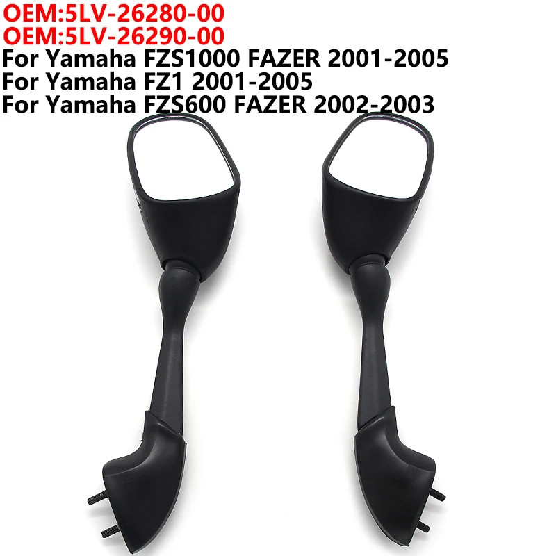 

Motorcycle Rear View Mirror Motorcycle Accessories Side Mirror For Yamaha 5LV-26280-00 5LV-26290-00 Rearview Mirrors Motorcycles