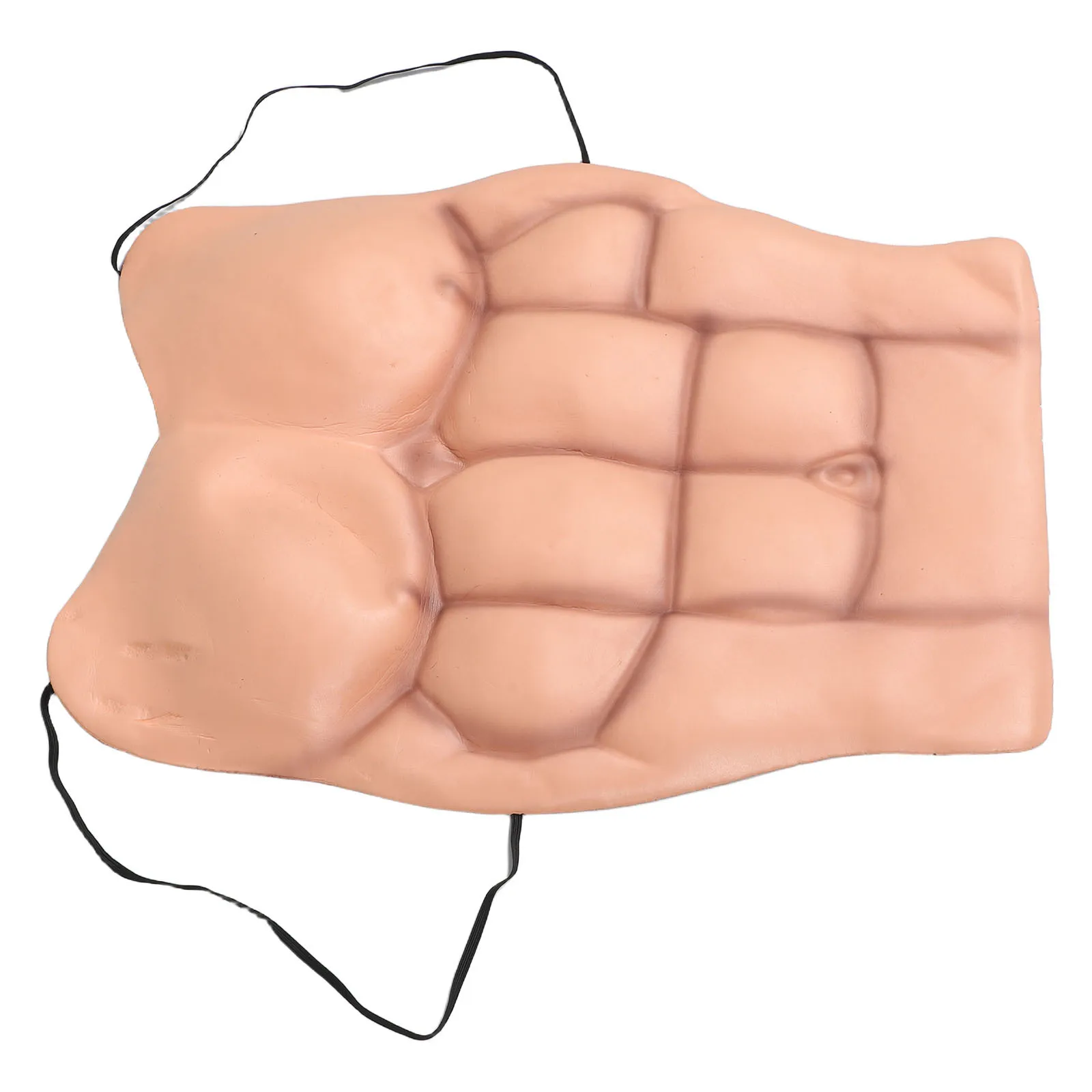 دعامة صدر عضلية وهمية واقعية للرجال خفيفة الوزن زي تنكري لحفلة الهالوين فستان تنكرية مهرجان اصطناعي