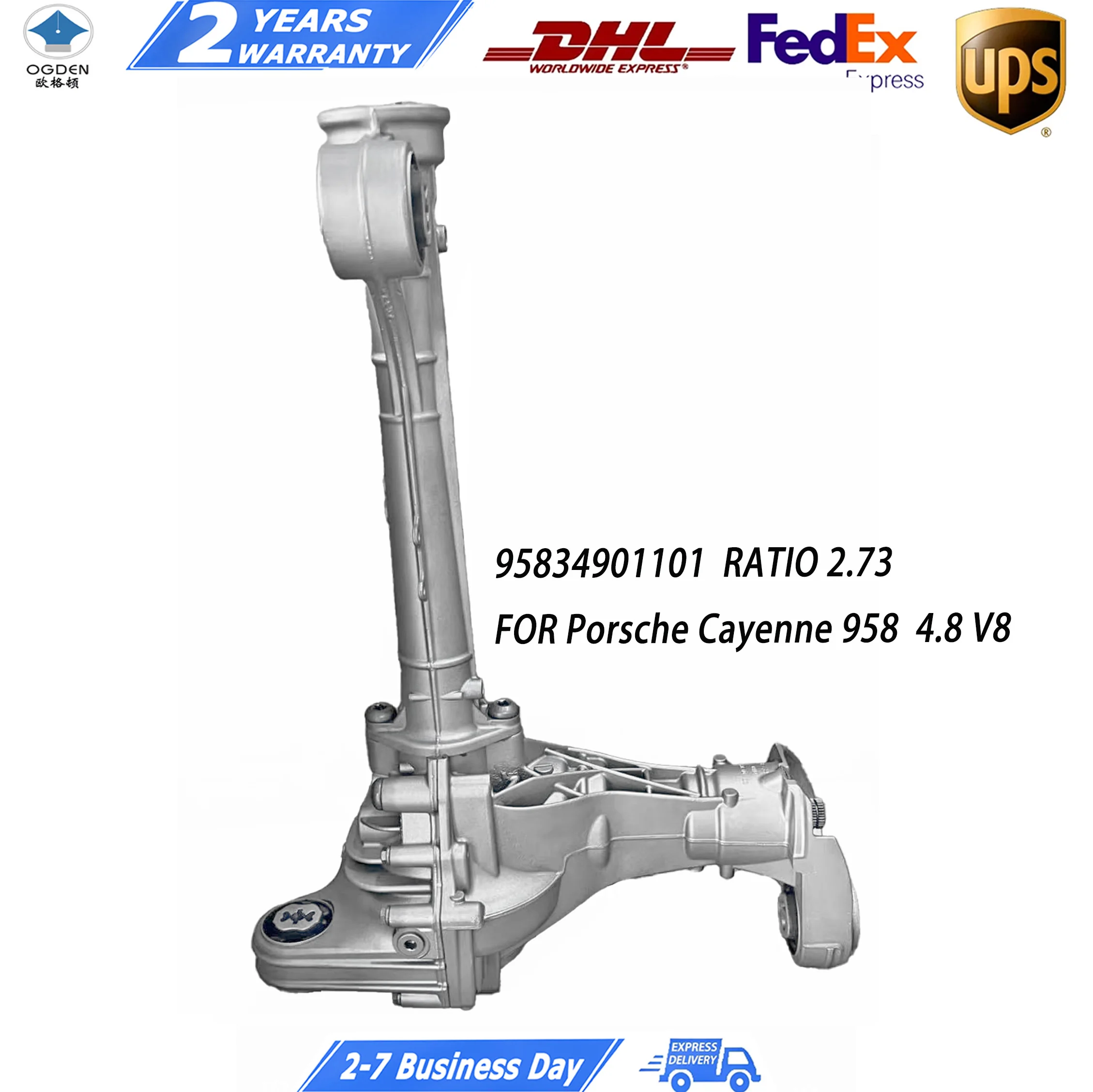 

OGDEN FOR Porsche Cayenne 958 S 4.8 V8 Front Axle Differential 2.73 95834901101 95834901102