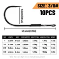 0.67g 3-0 10PCS