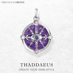 Pendant Eye Star Half-Moons Fine Glam 925 Sterling Silver Jewelry Europe Style Accessories Soul Bohemia Gift For Woman