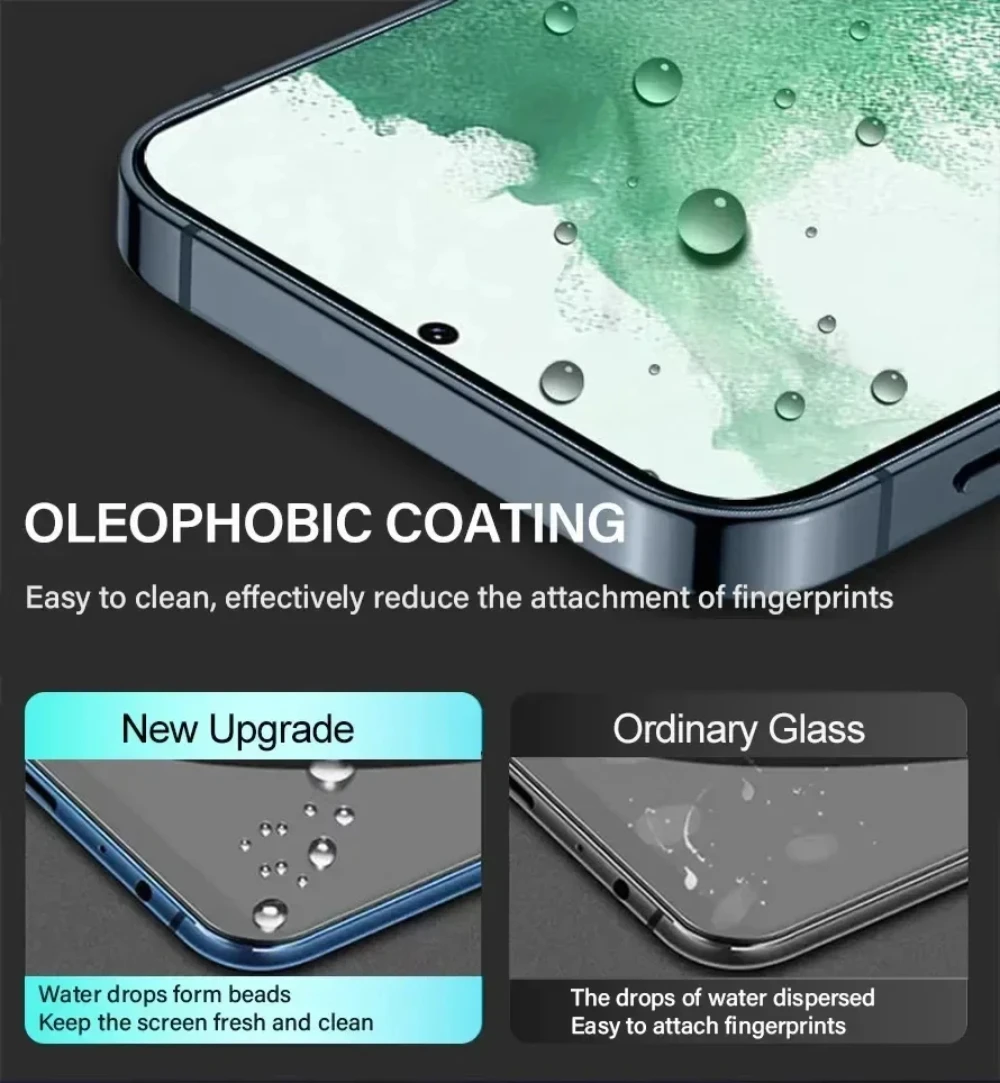 NNBILI 2PCS Fingerprint Entsperren Gehärtetem Glas Für Samsung S24 Ultra S23 S22 S21 Plus Screen Protector Für Samsung S21 S20 FE – Detail 4
