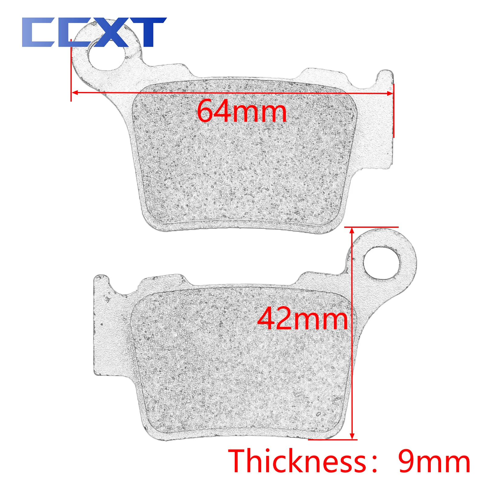 Motocross Rear Brake Pads For KTM SX SXF XC XCW XCWF EXC EXCF For HUSABERG TE 125 250 For HUSQVARNA CR 125 250 TC 450 510 FE FC