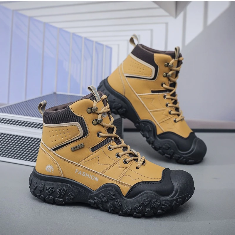 جديد كبير الحجم اللون منعت شقة أعلى منتصف أعلى مقاومة للاهتراء المضادة للانزلاق المهنية عالية الجودة العلامة التجارية أحذية المشي لمسافات طويلة في الهواء الطلق #6