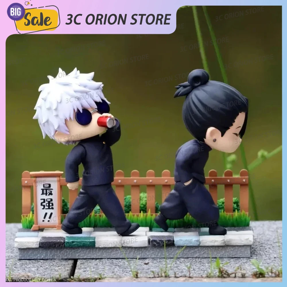 Jujutsu Kaisen Mini Anime Figure Satoru Gojo Geto Suguru Action Figures Pvc Figurine Gk Statue Model Doll Toys Collection Gifts