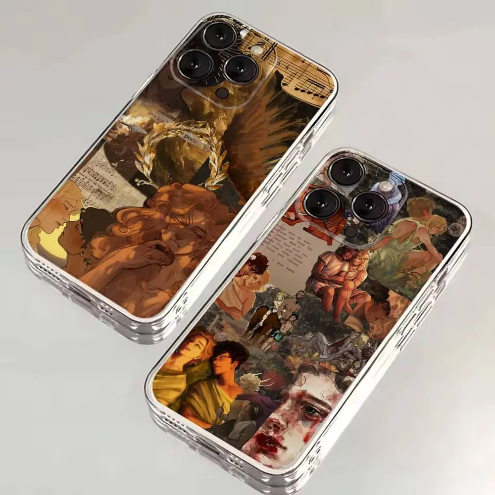 

The song of achilles Phone Case For iPhone 16,15,14,13,12,11,17 Pro,Max,Plus,X,XS,XR,SE,Mini Transparent Soft Cover