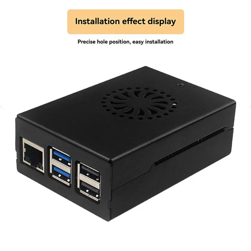 N75R-корпус из алюминиевого сплава для Raspberry Pi 5, RPI 5 Pi5, совместимый с активным кулером