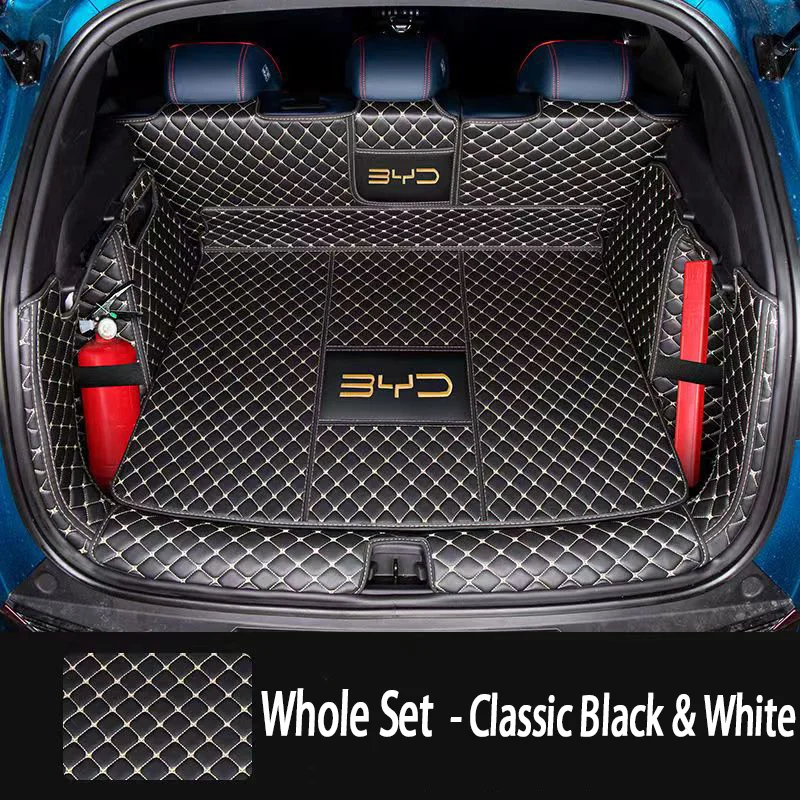 

For BYD Atto 3 Yuan Plus 2022 2023 Car Styling PU Leather Trunk Protection Mat Catpet Interior Cover Part Pad Auto Accessories