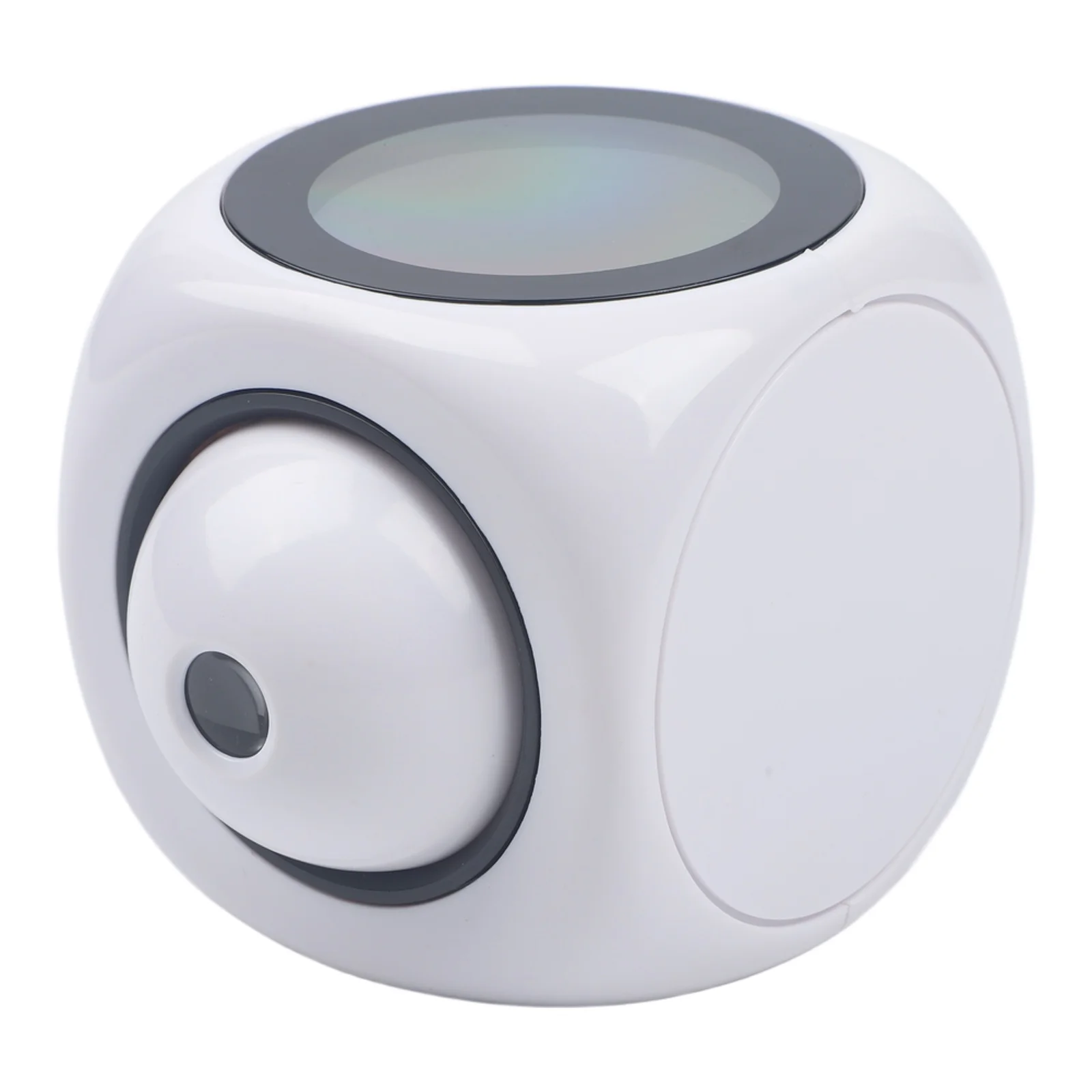 Voice Reporting Temperature Alarm Clock, Clear Projection Time Display, Adjustable Projection Angle, Click Switch Convenience