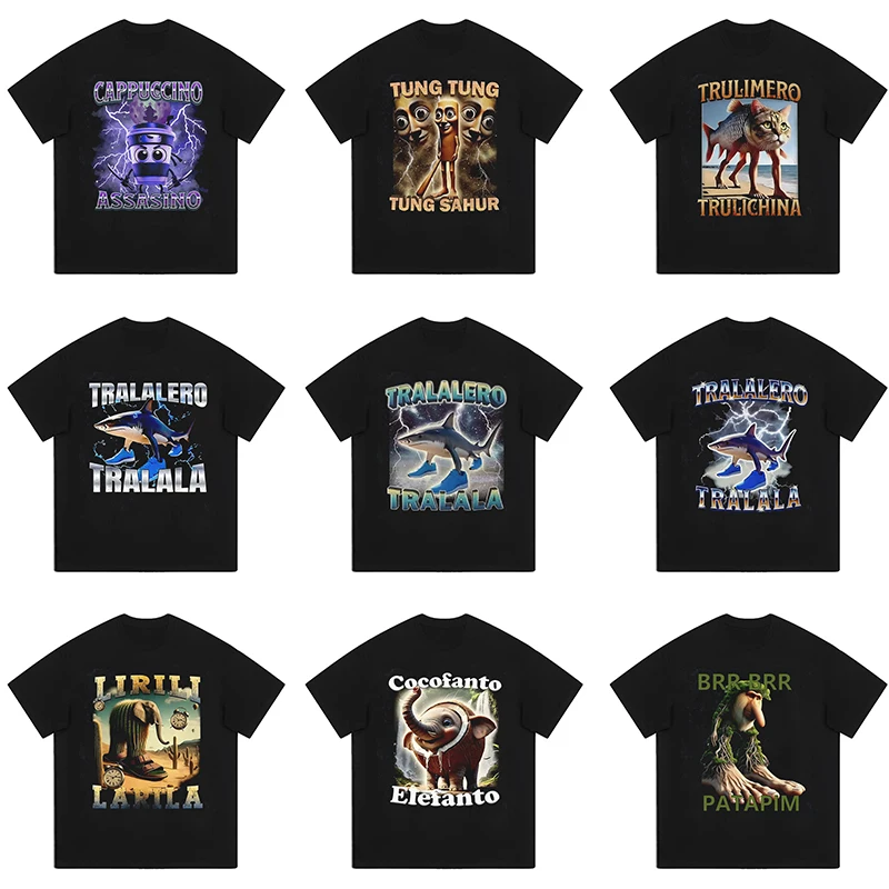 bla-ort-sve-t-irt-ai-bio-war-all-stars-tungtungtungsahur-sti-man-crocodile-bomber-クリエイティブプリントカジュアルコットンtシャツ