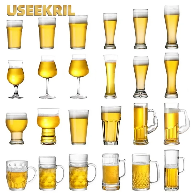 Craft Beer Cup Large Capacity Glass Draft Beer Cups Cold Drink Cup Personality Draft Beer Glasses Cups Party Bar Accessories