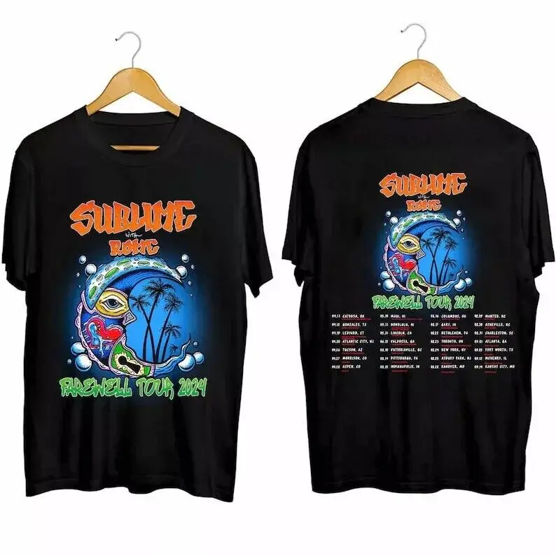 Sublime with Rome 2024 Farewell Tour t-Shirt, Sublime with Rome Band Fan Shirt