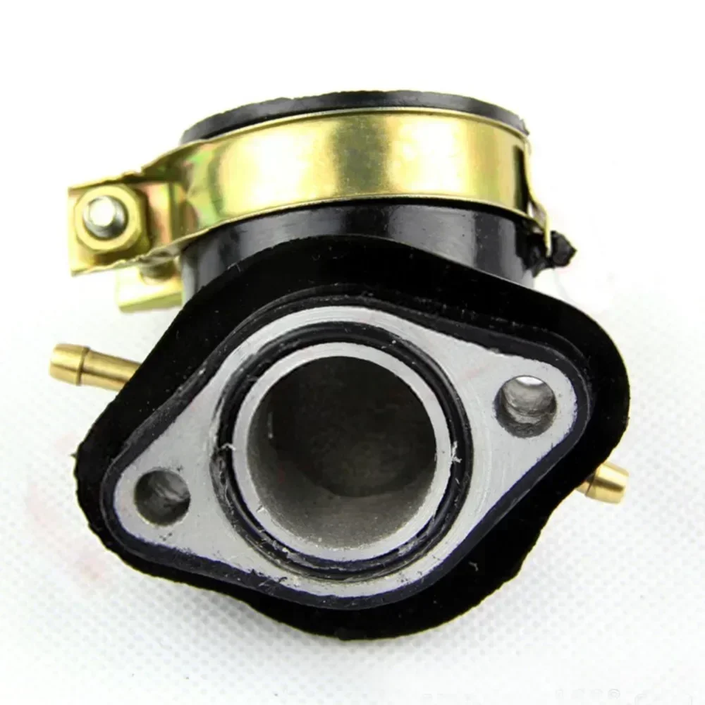 Carb Air Intake Manifold Pipe Inlet Carburetor adapter 150cc Carburetor Carb Intake Manifold Pipe Fit for GY6 125 Moped Scooter