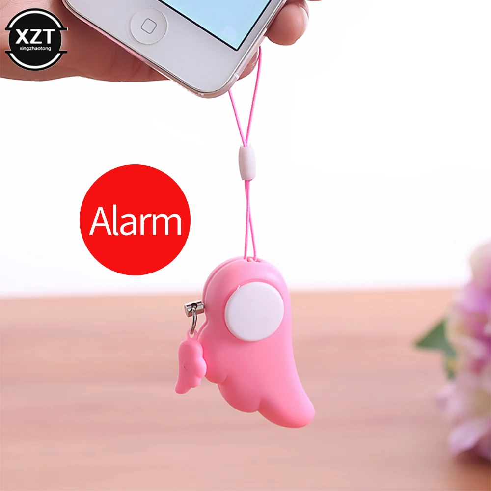 Self Defense Emergency Alarm Keychains Personal Protection Alarm Safety Security Anti-Attack Loud Alarm For Child Girl Women90db
