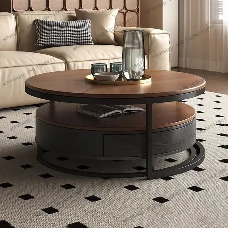 Factory Direct Vintage Modern Coffee Tables Storage Luxury Coffee Table Display Trendy Side Table Stolik Kawowy Living Room Furn