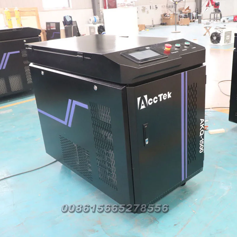 

AccTek 1500w 2kw 3kw Fiber Laser Cleaner with MAX Laser for Graffiti and Smoke Damage Removal