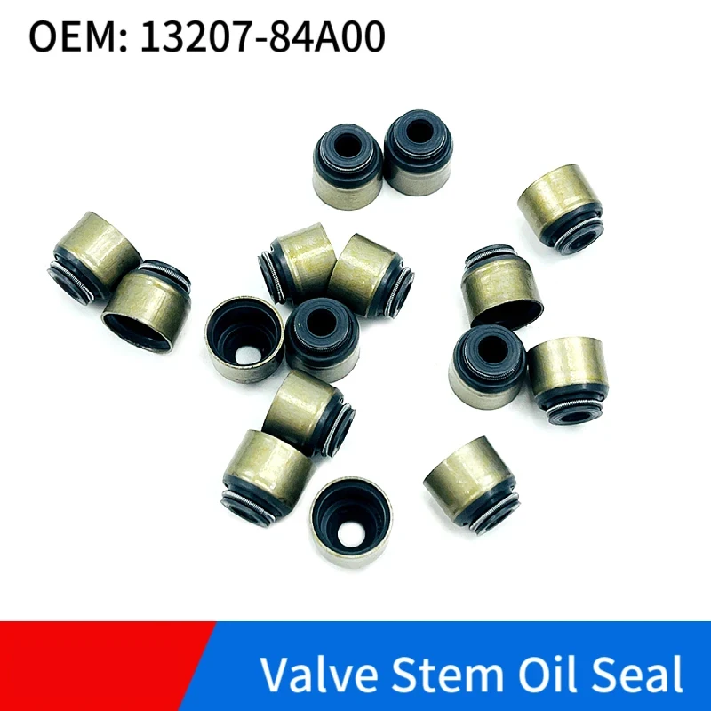 

16 шт. в комплекте сальников штока клапана двигателя 13207-84A00 для Nissan VQ20 VQ30 QR20 QR25 T30 X-Trail SUV 1320784 А00 Автомобильные аксессуары