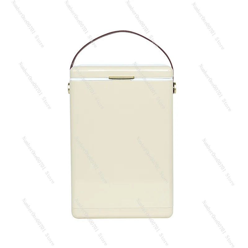 

10L Outdoor Insulated Metal Ice Bucket Portable Beverage Bucket Red Wine Gift Box High-end Packaging Box