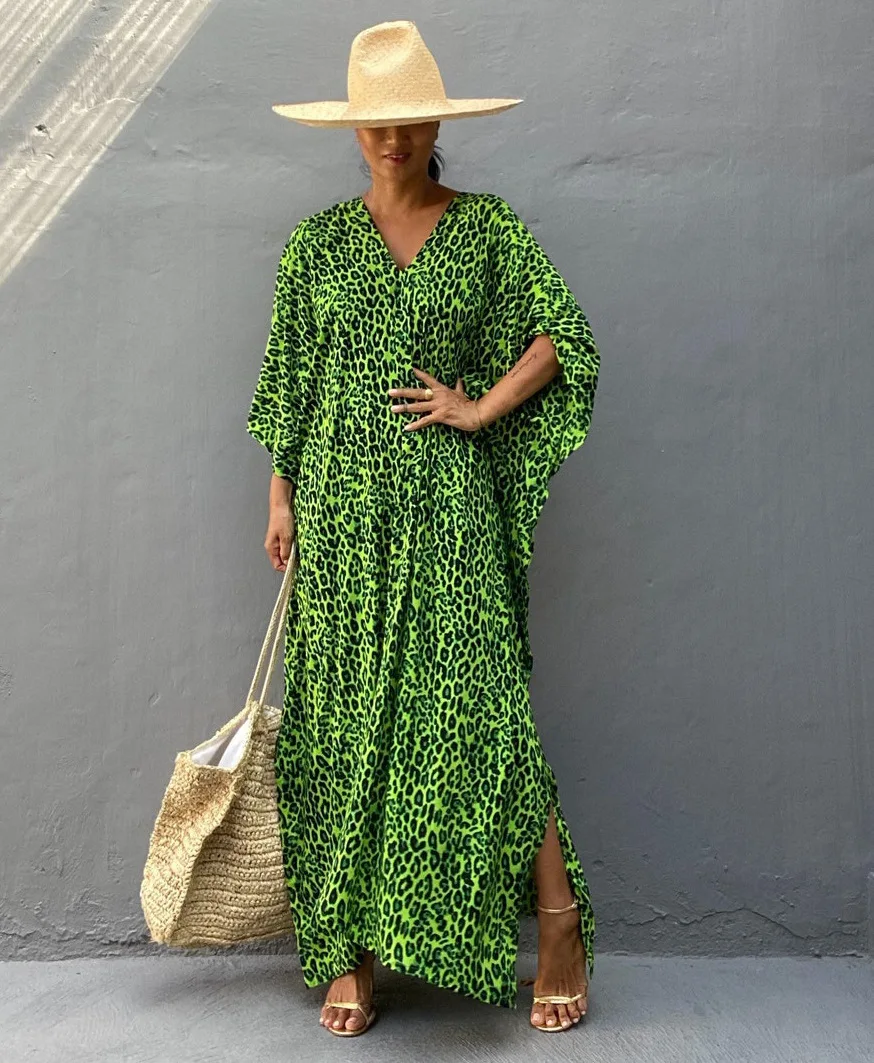 ชุดคลุมชายหาดฤดูร้อนสำหรับผู้หญิง - ชุดเดรสชายหาดทรงหลวมสำหรับใส่ไปรีสอร์ท เหมาะสำหรับใส่กับชุดบิกินี่และชุดว่ายน้ำ