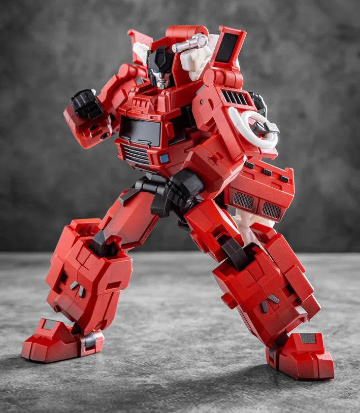 متوفر في المخزون ألعاب متحولة صغيرة الحجم IFEX62 Akataki Fire Truck Action Figure Collection يمكن تغيير الهدايا #3