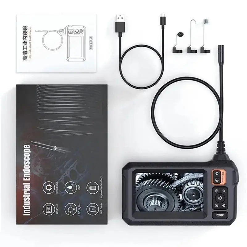【PROMOTION】1080P Endoscope Camera Automotive Boroscope Endoscope Camera Industrial Accessories Industrial Endoscope For Cars 8Mm