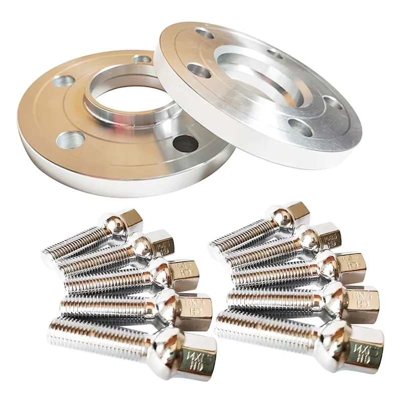 15MM 5x112 5X4.41'' I 5X4.41 inches 57.1mm Hub-Centric Aluminum Alloy Wheel Spacers with widen bolts For Volkswagen Glof GTI