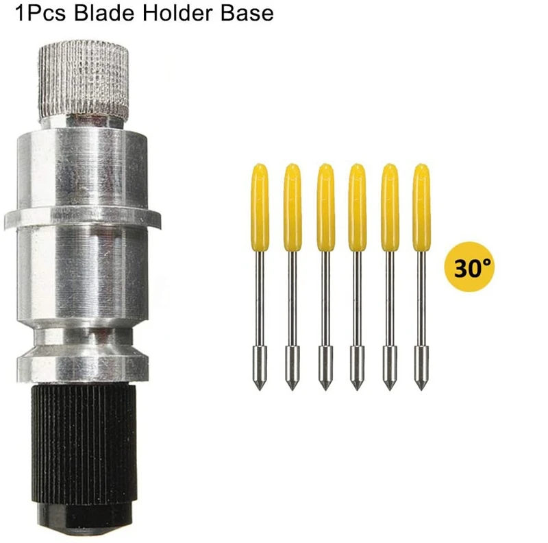 15PCS 30 Degree Graphtec CB09U CB09 Blades Vinyl Plotter Cutter + 1PCS Blade Holder Housing